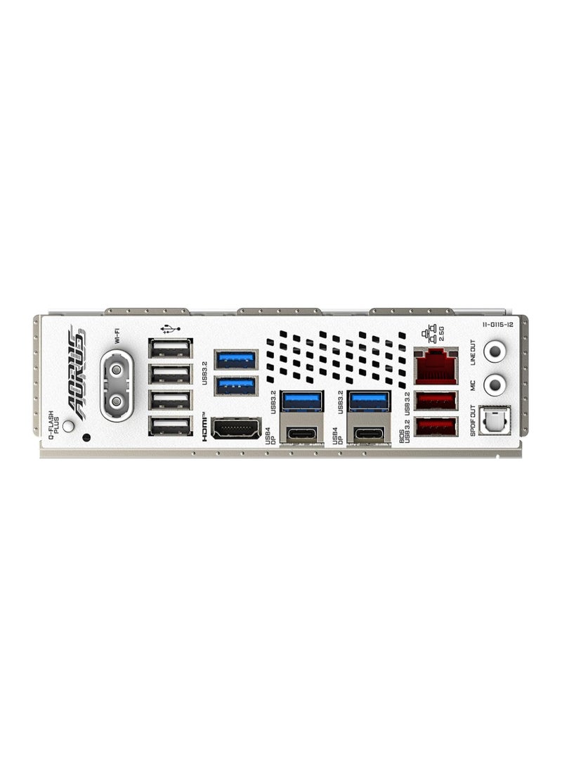 GIGABYTE X870 A Elite WIFI7 Ice Motherboard - Supports AMD Ryzen 9000 CPUs, Digital 16+2+2 Phase VRM, up to 8000MHz DDR5 (OC), 3xPCIe 5.0, Wi-Fi 7, 2.5GbE LAN, USB 4 - Image 5