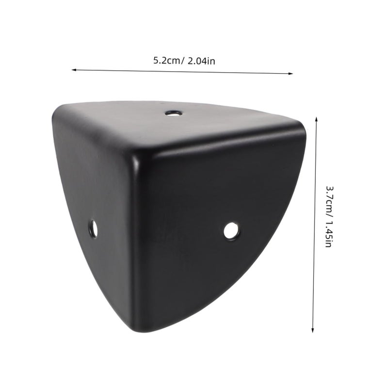 16 Pcs Metal Corner Guards Black For Toolbox Makeup Case Box Protection Corner Covers Wind Guard - Image 3