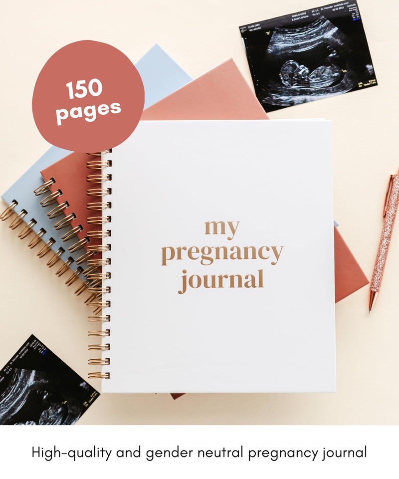 Lamare Pregnancy Journal for First Time Moms â€“ Hardcover Pregnancy Planner & Diary â€“ Pregnancy Gift for First Time Moms â€“ Keepsake with Prompts & Photo Slots - Image 2