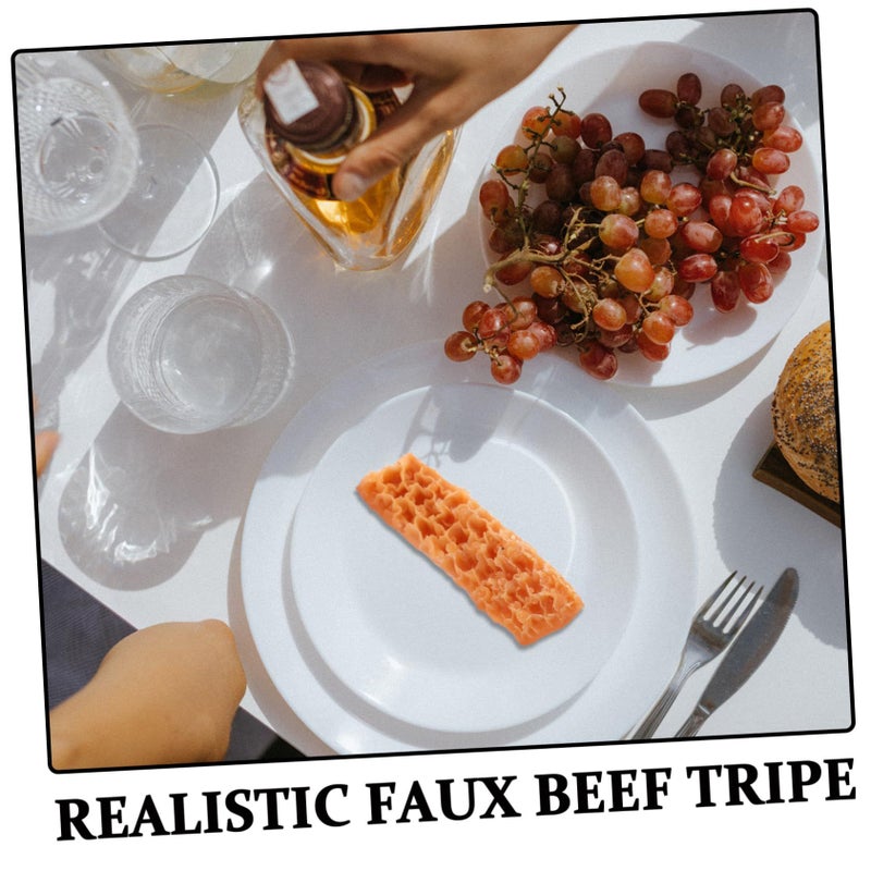 4 Pcs Realistic Faux Beef Tripe Model Artificial Food Props For Kitchen Display Photography Restaurant Decoration Lifelike Design Easy Maintenance - Image 4