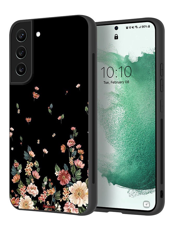 Tolwak Samsung Galaxy S22 5G Protective Case Cover Small Flowers In Bottom - Image 1