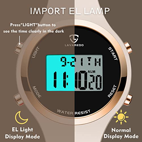 BEN NEVIS NN Watches for Women, Digital Watch Womens Outdoor Sport with Alarm/Stopwatch/Chronograph/Back Light, Gifts for Women - Image 4