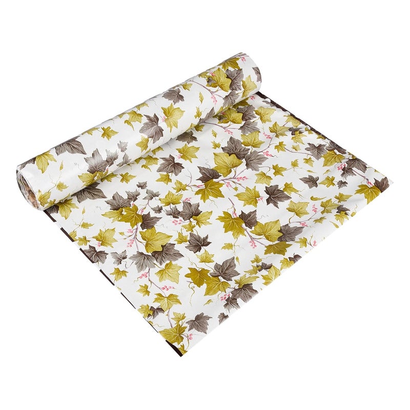 Kuber Industries Kuber Industries Shelf Liner Kitchen Cabinet Shelf Protector Kitchen Liners for Cabinets and Drawers Printed Shelf Liner Roll 3 MTR Green - Image 1