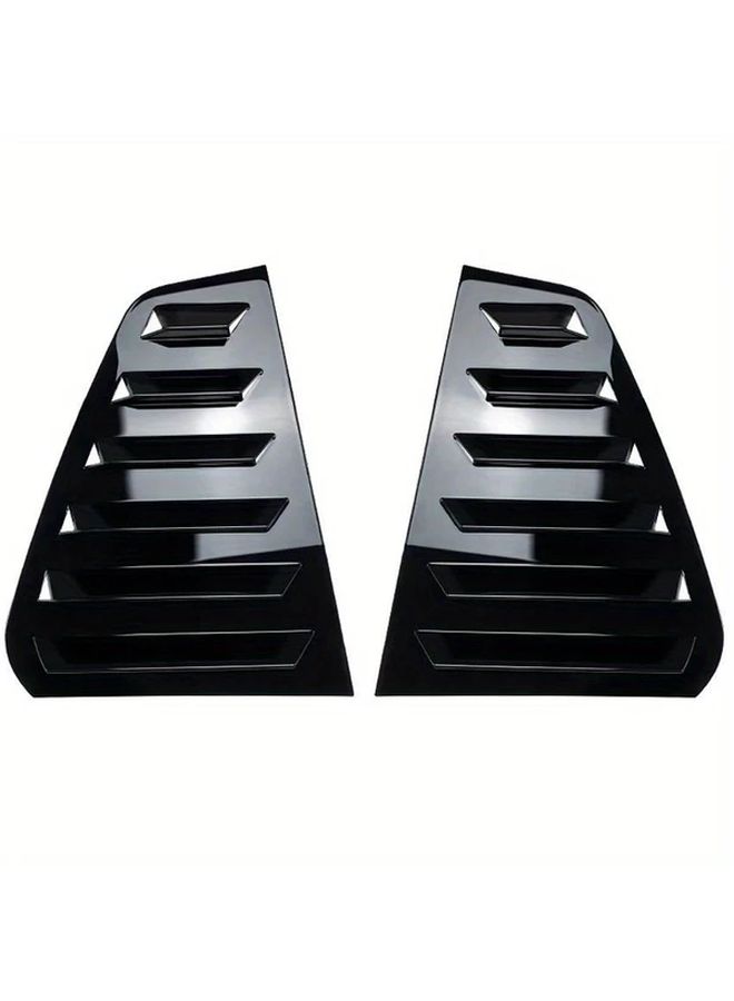 ABS Plastic Rear Window Louver Side Vent Shade Cover Carbon Fiber Pair for VW Golf 7 MK7 7 5 GTI GTD 2013 2019 - Image 5