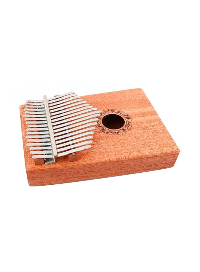 2-Piece 17 Keys Mahogany Portable Thumb Piano With bag Set  - Image 2