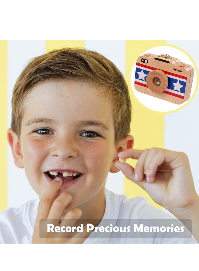 SOLARAE Tooth Keepsake Box,Tooth Holder for Kids' Lost Teeth, Baby Teeth Keepsake Container, Tooth Saver for Toothfairy Visits, Teeth Storage Holder for Precious Memories - Image 5