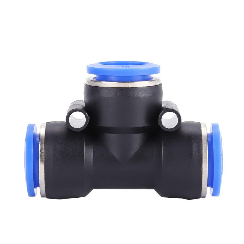 Pneumatic Air Hose 3 Way T Connector 4mm 6mm 8mm 10mm 12mm 14mm 16mm 35 Pcs - Image 3