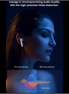 HILUKE Translation Earbuds, Language Translator Earbuds, Two-Way Translator Device with APP for 74 Languages & 70 Accents, Fast Reaction,Earbud Translator in Real Time,Instant Translation White  - Image 5