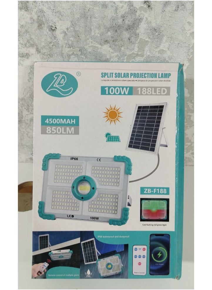 Generic Solar spotlight with separate unit and remote control  - Image 2