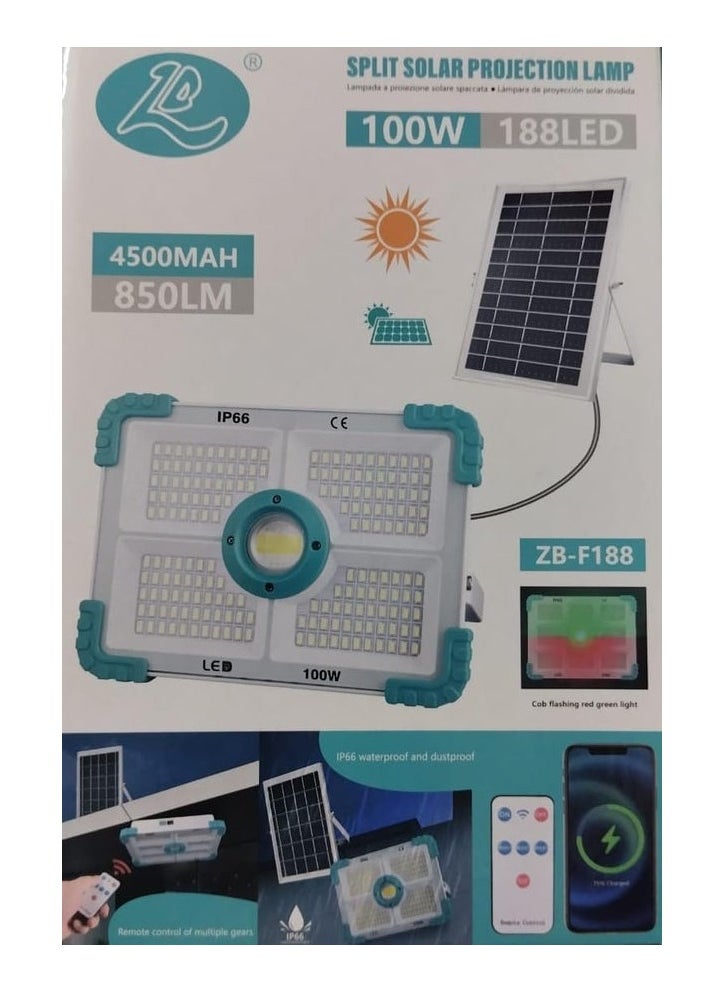 Generic Solar spotlight with separate unit and remote control  - Image 3