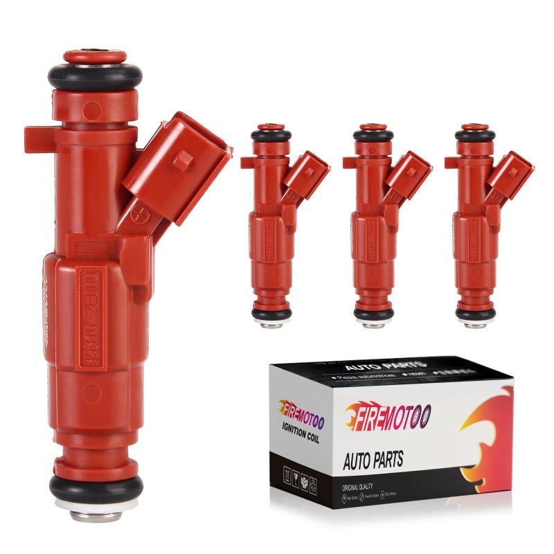 FIREMOTOO Fuel Injectors Pack of 4 Compatible with Kia Forte L4 18L 2015 Soul L4 20L 20122013 for Hyundai Elantra GT L4 18L 2013 Elantra L4 18L 20112015 Veloster L4 20L 20192021 12 Holes - Image 2