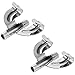 lasenersm lasenersm 2 Pieces Drum Claw Hook Bass Drum Claw Hooks for Bass Drum Percussion Instrument Replacement, Silver  - Image 2