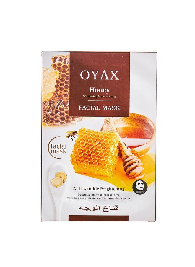OYAX - Facial Mask Honey Mask Skin Care Deep Hydrating Clarifying Nourishing Firming Mask Beauty Facial Sheet Mask - Image 1