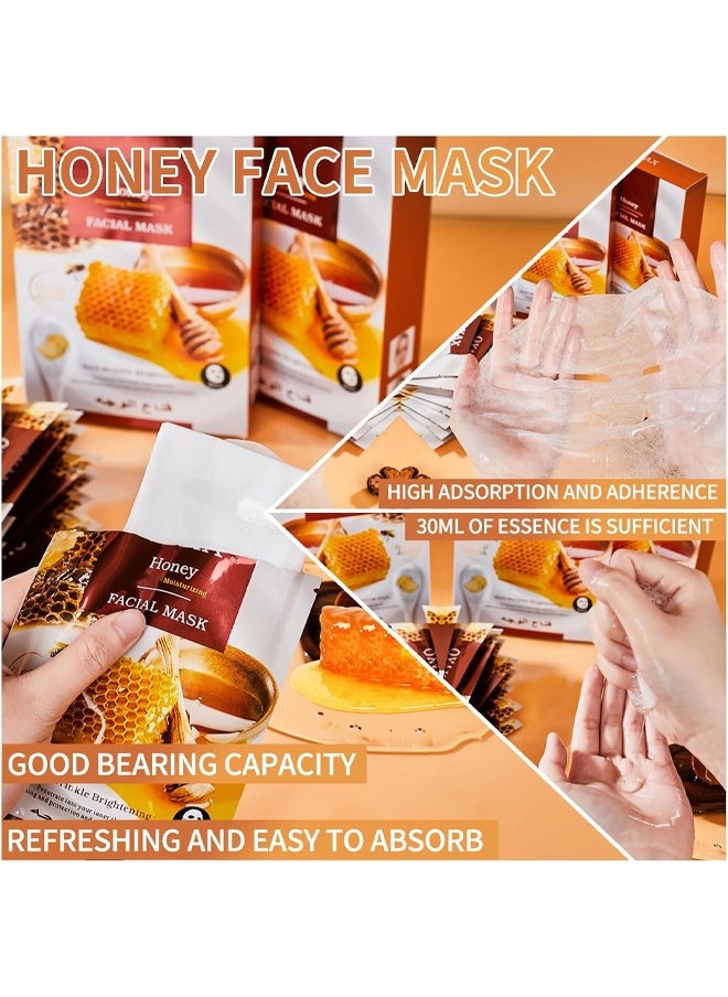 OYAX - Facial Mask Honey Mask Skin Care Deep Hydrating Clarifying Nourishing Firming Mask Beauty Facial Sheet Mask - Image 1