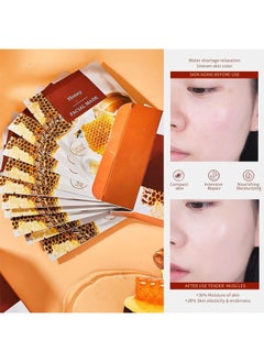OYAX Facial Mask Honey Mask Skin Care Deep Hydrating Clarifying Nourishing Firming Mask Beauty Facial Sheet Mask  - Image 2