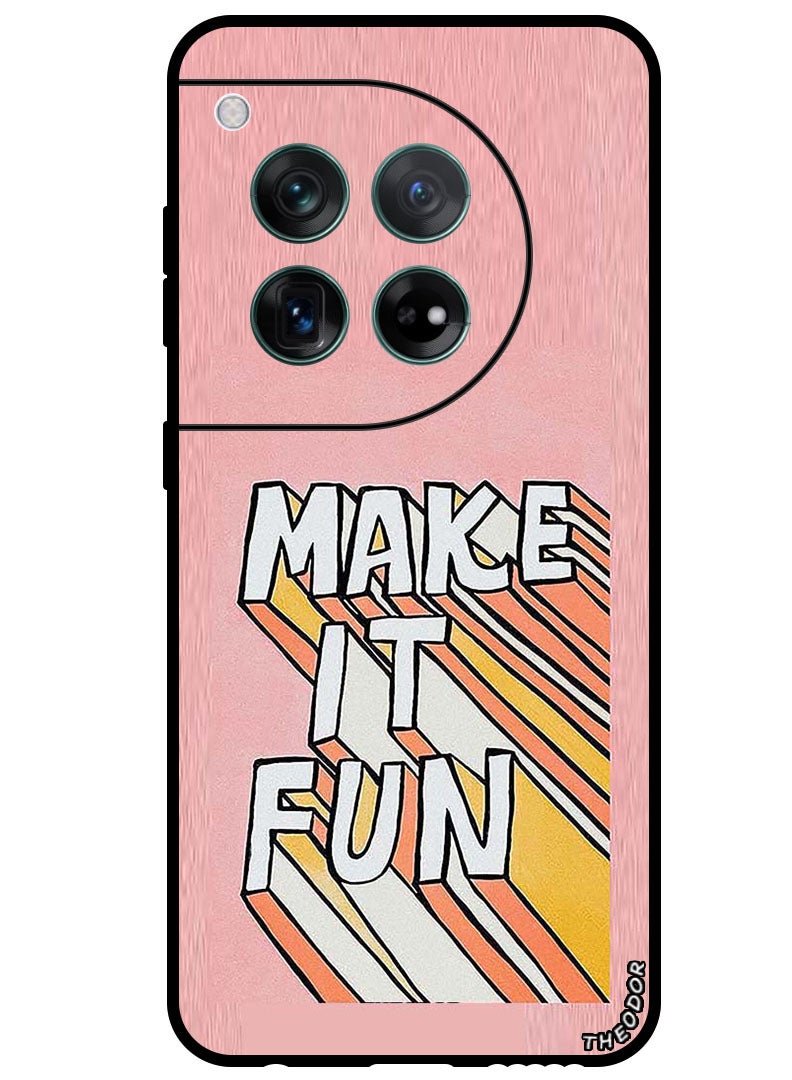 Theodor Protective Case Anti Scratch Shock Proof Bumper Cover For OnePlus 12 Make it Fun - Image 1