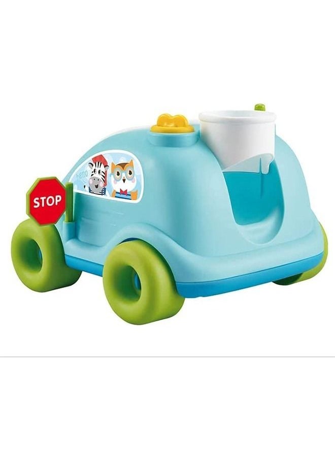 BAYBEE - Baybee Shape Sorting Push & Pull Car Toys for Kids Baby Sorting Toys with Different Shapes Blocks Smooth Wheels Pull Along Toys Learning Sorting Blocks Toys for Toddlers 1 to 3 Years Boy Girl - Image 1