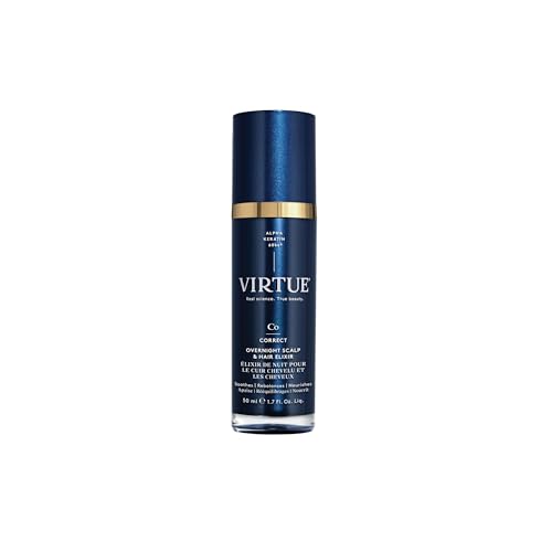 VIRTUE Correct Overnight Scalp and Hair Elixir DrugFree Dermatologist Tested Safe for All Hair Types 17 Fl Oz - Image 1