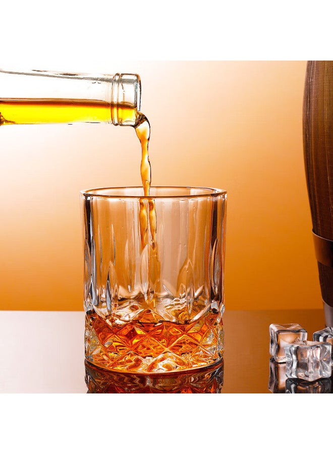 Pinyu Whiskey Glass Set Vintage Carved Glass Beer Glass Water Glass Juice Glass Liquor Glass Set - Image 2
