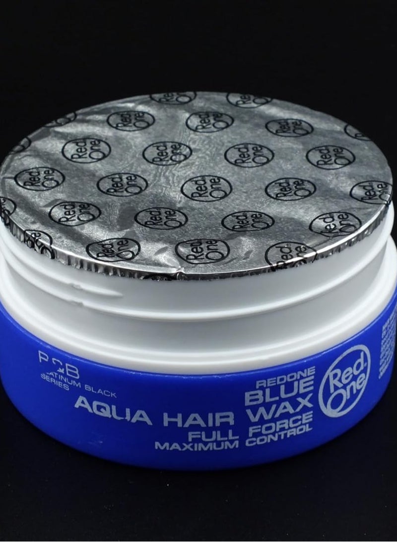 Redone RedOne Blue Aqua Hair Wax Full Force 50ml - Image 4