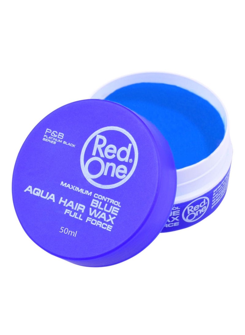 Redone RedOne Blue Aqua Hair Wax Full Force 50ml - Image 1