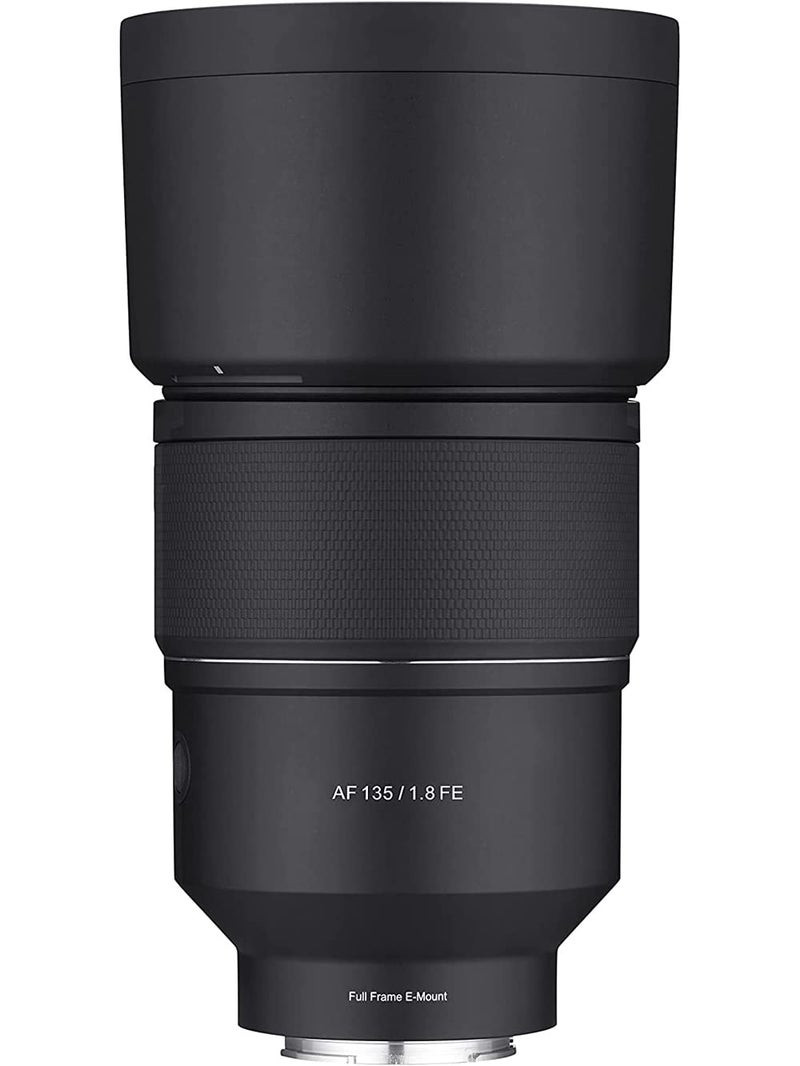 Samyang 135mm F1.8 AF Full Frame Auto Focus Telephoto Lens for Sony E Mount Cameras, Black, (SYIO13518-E) - Image 1