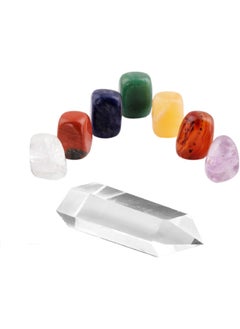 rockcloud Rockcloud Healing Crystal Kit,7 Chakra Stones & Rock Quartz Crystal Point Set 