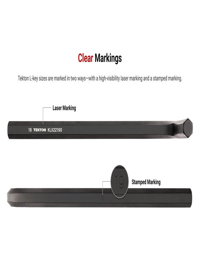 TEKTON 12 mm Flat End Hex L-Key | KLX22120 - Image 4