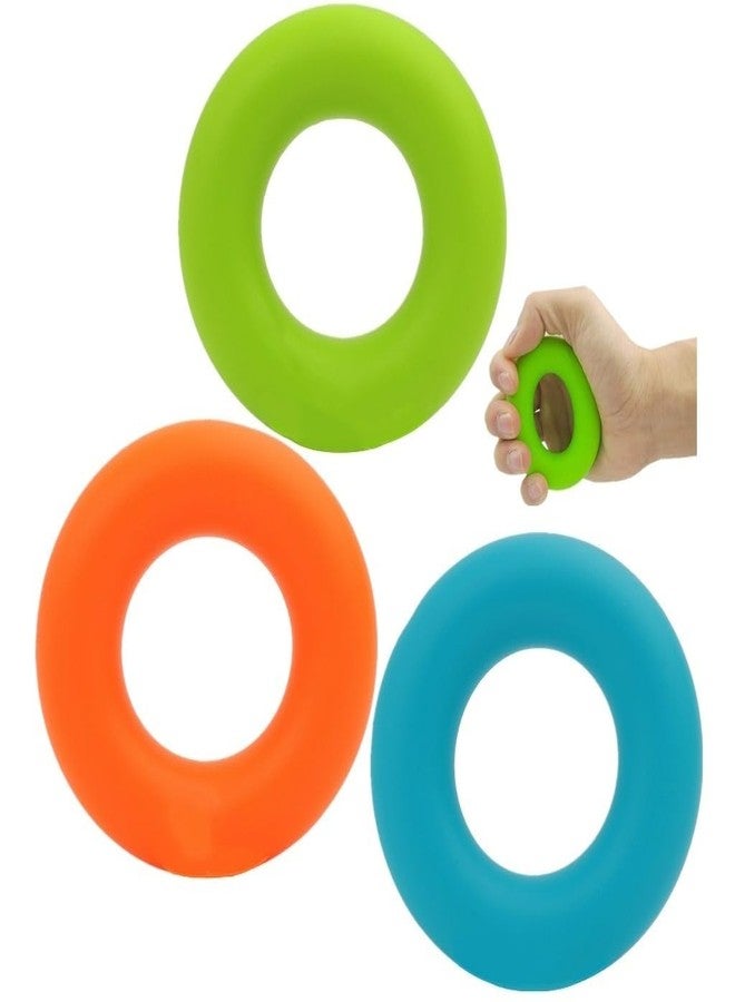 FMELAH 3 Resistance Levels Hand Grip Strengthener, Grip Strength Trainer, Finger Exerciser, Forearm Exerciser Trainer Workout Equipment for Stress Relief - Image 1
