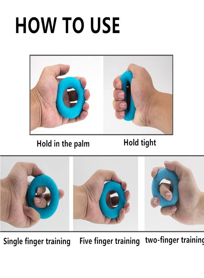 FMELAH 3 Resistance Levels Hand Grip Strengthener, Grip Strength Trainer, Finger Exerciser, Forearm Exerciser Trainer Workout Equipment for Stress Relief - Image 4