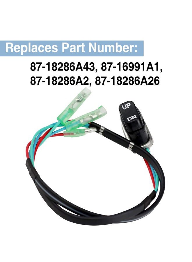 gradora Power Boat Tilt Trim Switch Replacement for Mercury Mariner Outboard Remote Control Box 87-18286A43 87-18286A26 - Image 4