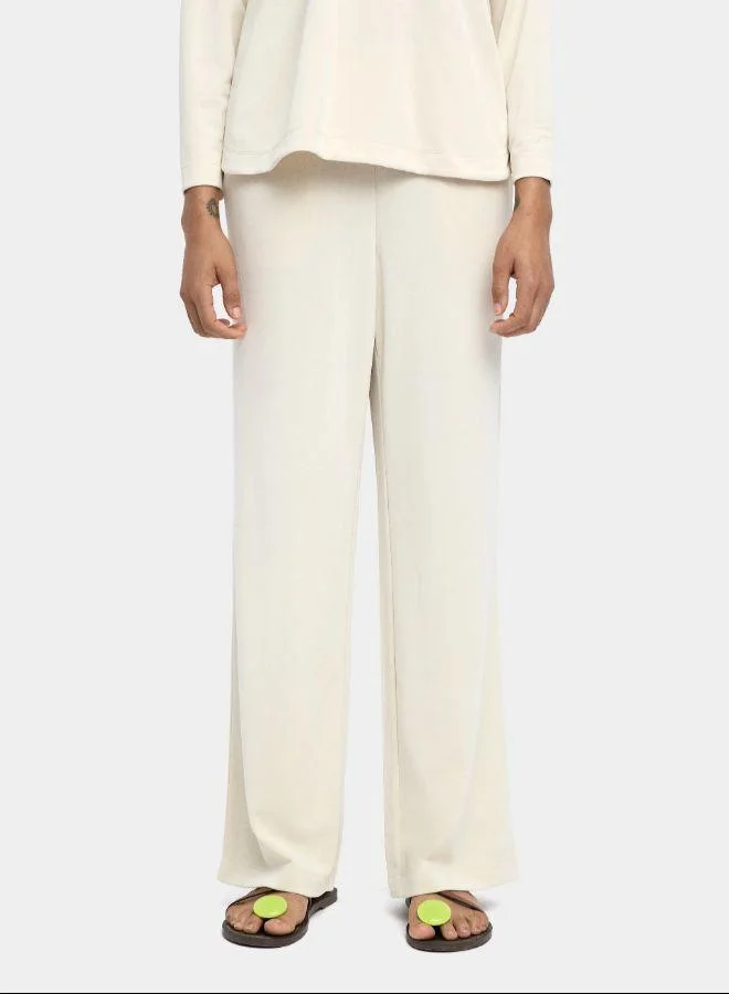 بارفوا بنطلون سائل مع خصر مطاطي