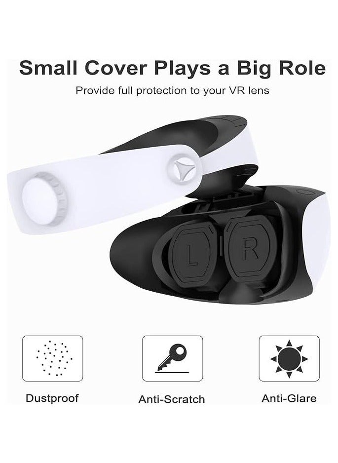 Raxoom Protector Cover Set , Silicone Headset Cover & Face Cushion Cover Pad & Lens Dust Cover & 2 Pack Controller Thumb Grips, Sweatproof and Washable  - Image 2