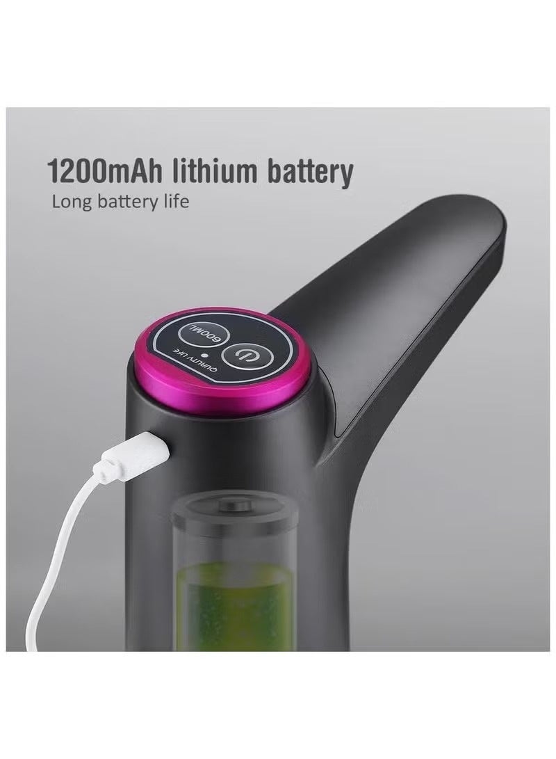 Rechargeable Electric Water Bottle Pump - 1200mAh Battery Automatic Drinking Water Dispenser with Dual Modes, USB Charging Portable Water Pump for 3-5 Gallon Bottles - Image 4
