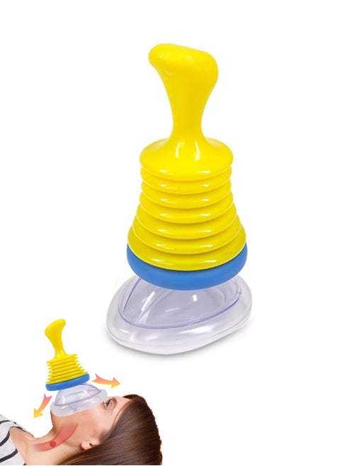 Choking Emergency Device Respiratory Training Trainer, Rescue Mask, CPR Device Rescue Device Training Products, Family Removal Device for Removing Blocked Objects Choking Emergency Aid Device Rescue