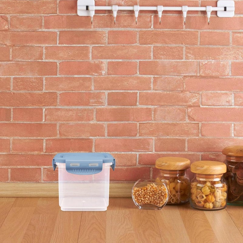 Airtight Yogurt Storage Container 600ml Food Sealed Box with Lid Small Blue Yogurt Fermenting Cup for Refrigerator and Bread Storage - Image 4