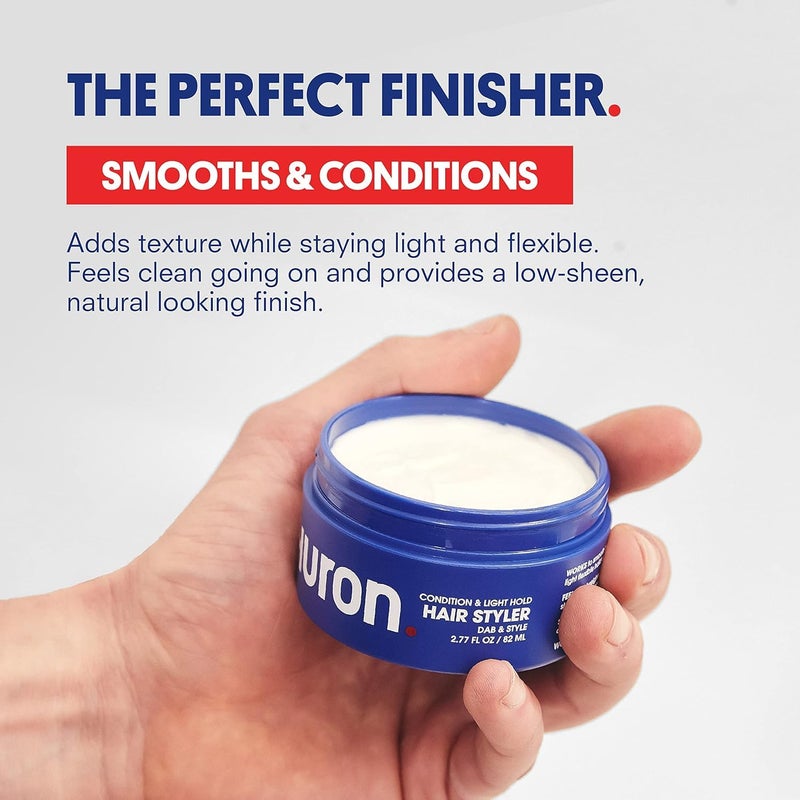 Huron - Men's Versatile Grooming Cream with Light Hold & Matte Finish. Fresh, Clean Scent. 100% Vegan. 2.7 oz. - Image 2
