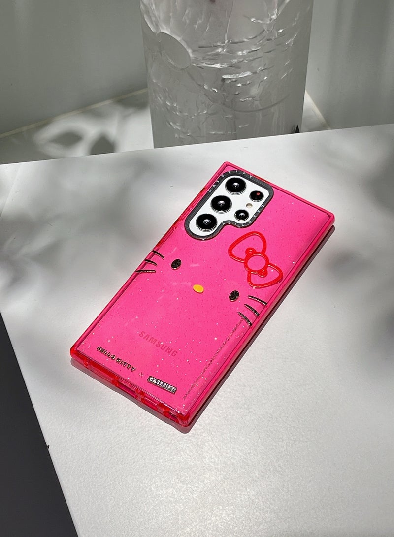 كاستيفي سحر أيقوني: حافظة سامسونج جالاكسي S24 الترا "Hello Kitty". - Image 2