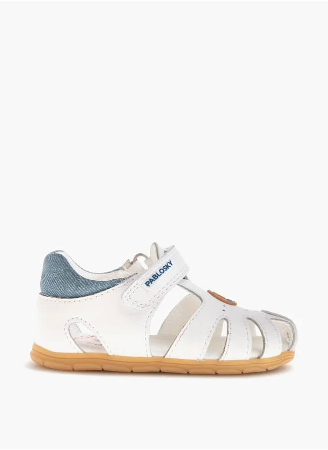 بابلوسكي Boys' Strap Sandals with Hook and Loop Closure