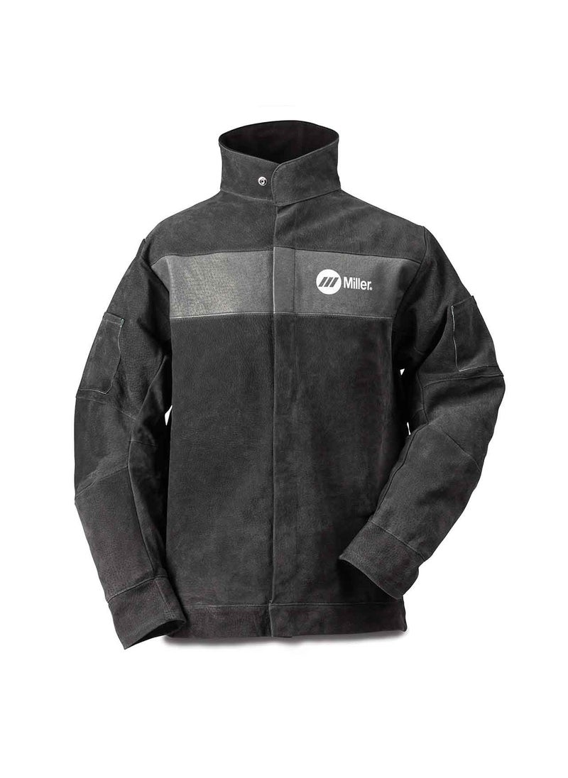 MILLER Welding Jacket XL 30 L Gray Leather  - Image 2