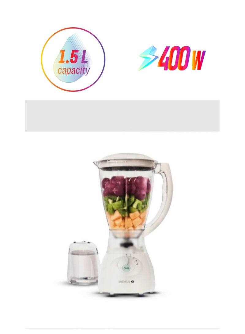 دوتس خلاط كهربائي 4 سرعات 1.5 لتر 2 في 1 - Image 1
