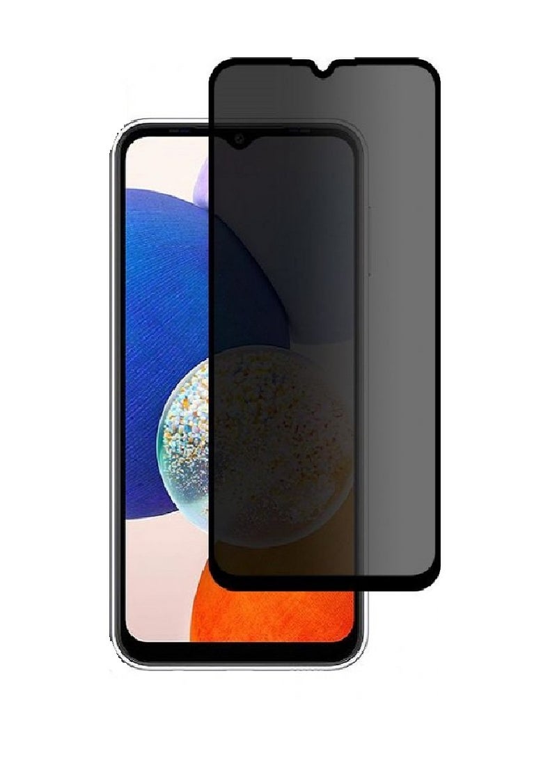 we3 Tempered Glass Screen Protector Anti-Spy Privacy Designed For Samsung Galaxy A14 4G Full Screen Coverage And Bubble Free - Image 1