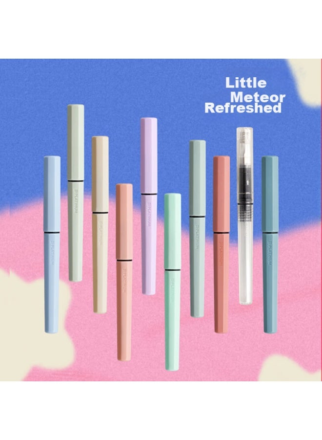 Platinum 【Back To School Essential】Platinum Pq-200 Elementary School Grade 3 Student Calligraphy Practice Pen With Replaceable Ink Cartridge 03F Fine Nib Milky White - Image 2