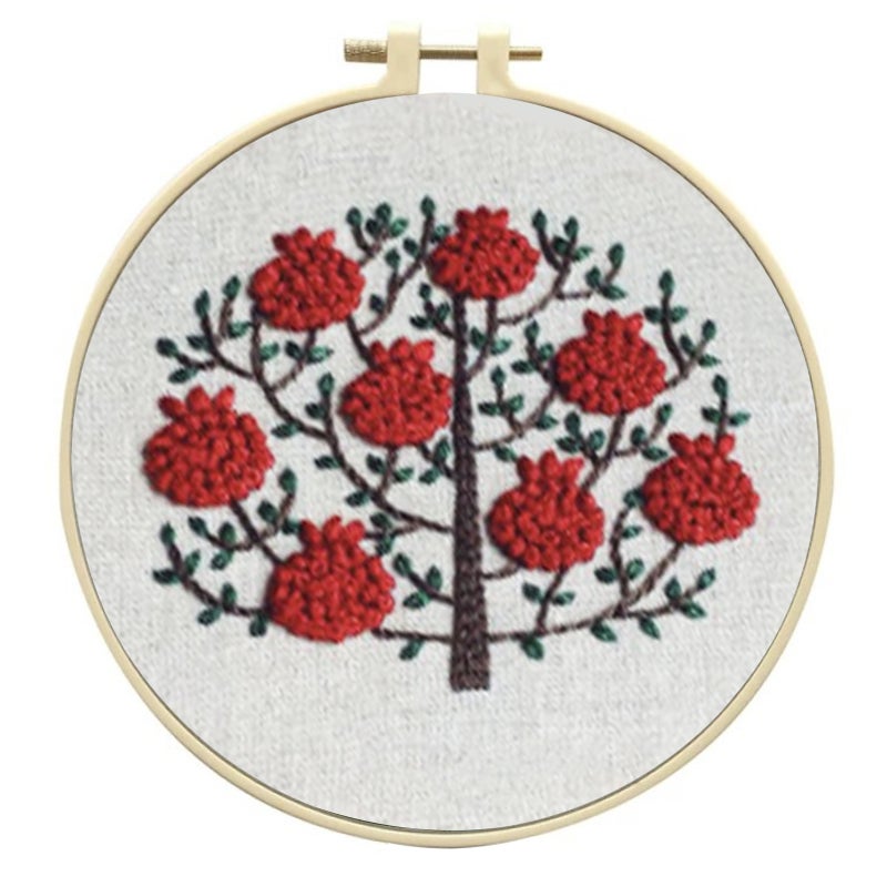 Cross Stitch Kit: 6 Inch Water Soluble Pattern - Beginner Friendly Embroidery Guide for Home Decor, Handmade Gift Projects - Image 1