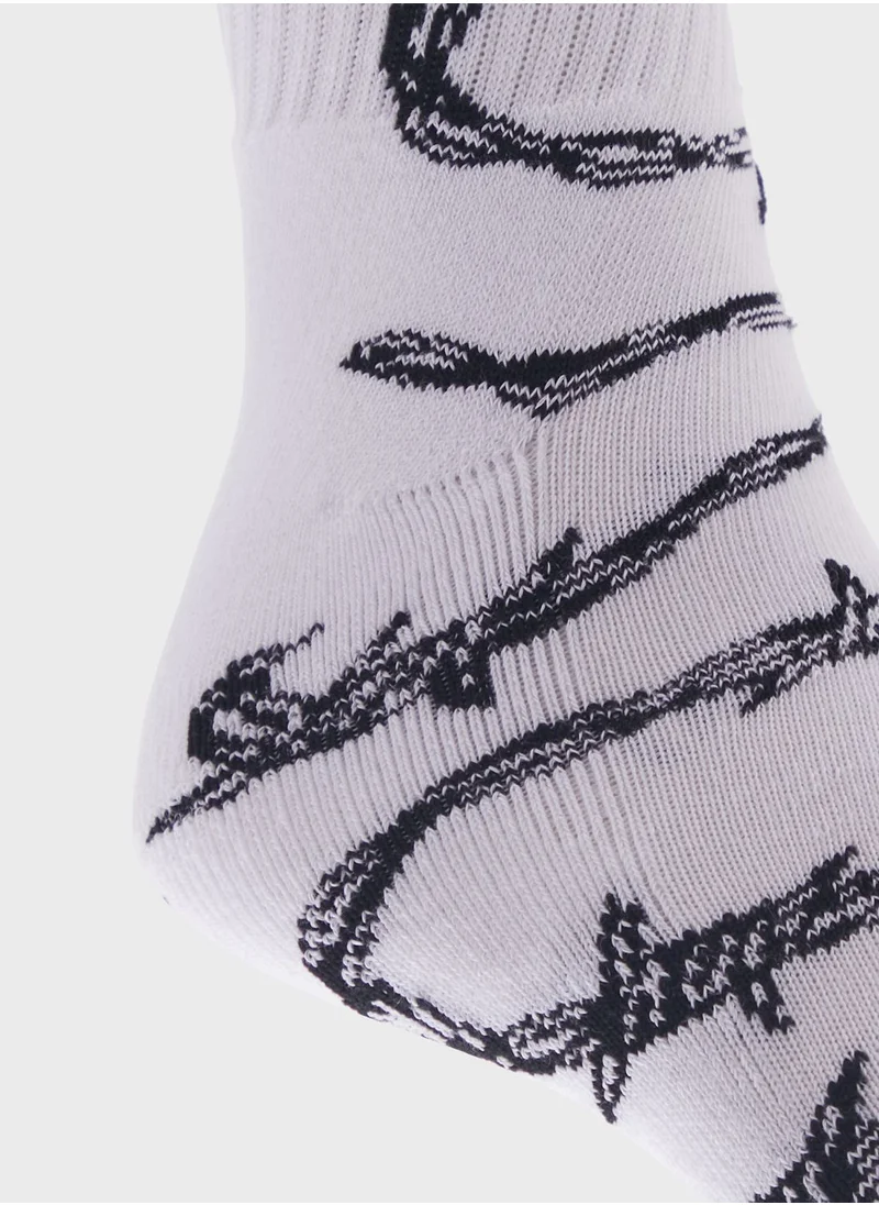 HUF Barbed Wire Crew Socks