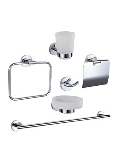 HESANIT Hesanit Bathroom Accessories Set Elite 6Pcs S200  - Image 1