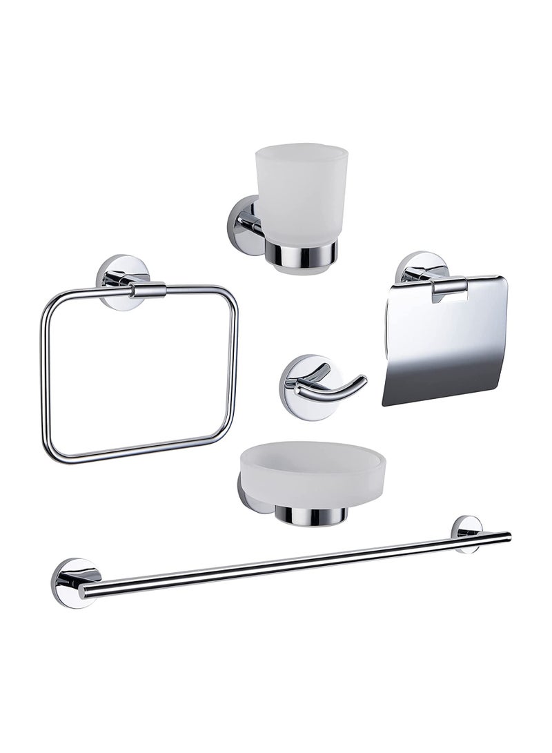 Hesanit Bathroom Accessories Set Elite 6Pcs S200 - Image 1