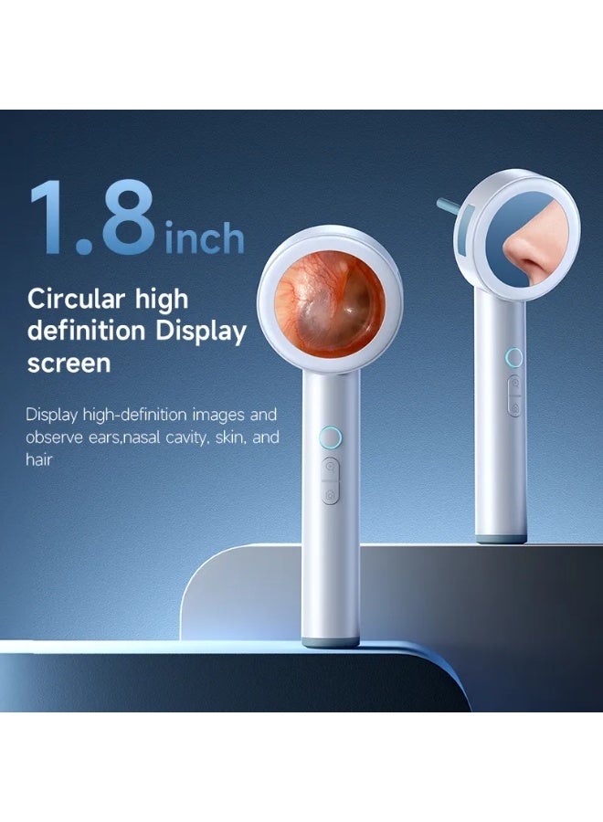 Digital otoscope camera with light – HD screen, supports photo and video recording and computer viewing, comes with 32GB card, ear infection detector, pocket-sized otoscope, with earwax removal tool, suitable for families, adults, children and pets. - Image 5