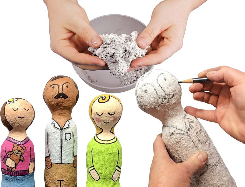 Activa CelluClay Instant Paper Mâché, White, 2lb (900g) | Super Fine Sculpting & Texturing Material for Arts & Crafts - Image 3