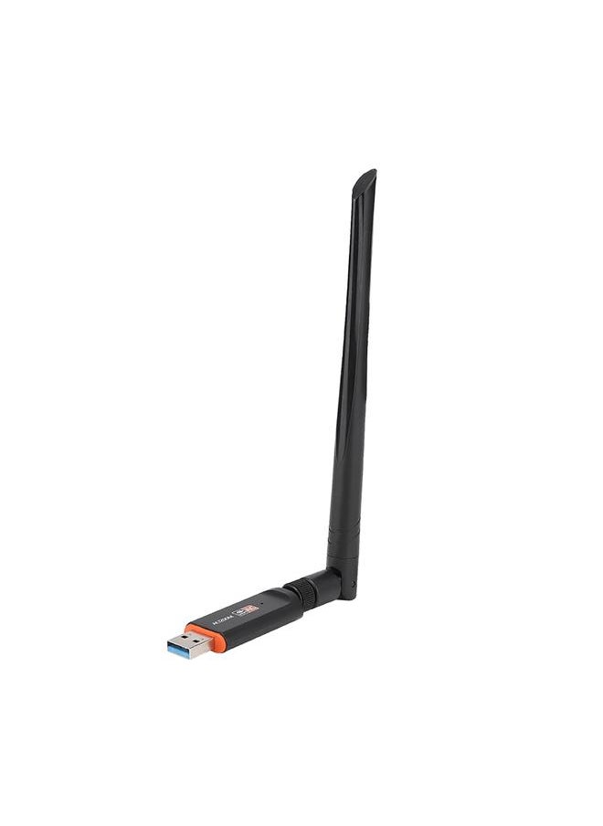 Thoraya - Dual Band 802.11AC 1200M Network Card USB3.0 WiFi Adapter High Gain 5dbi External Antenna - Image 1